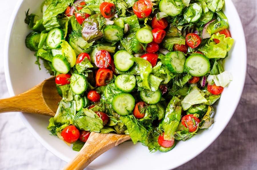 طرز تهیه سالاد کاهو