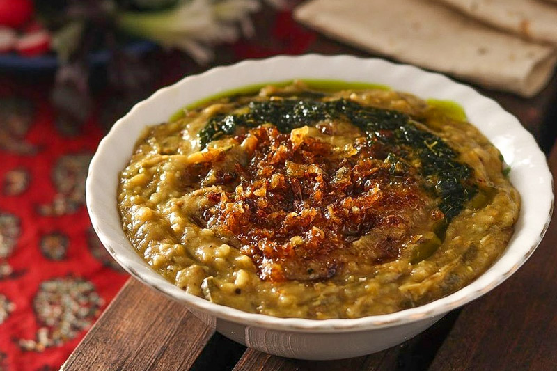 طرز تهیه آش شله قلمکار مجلسی