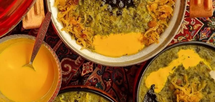 آش جو غلیظ بدون گوشت اصفهانی