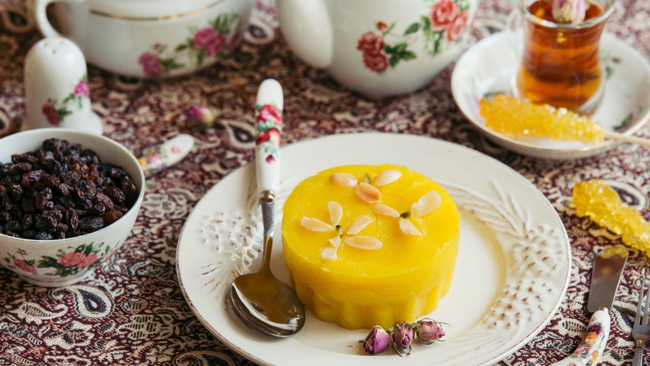 شله زرد قالبی