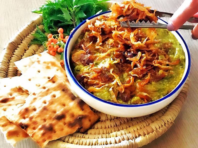 آش شیرازی برای صبحانه