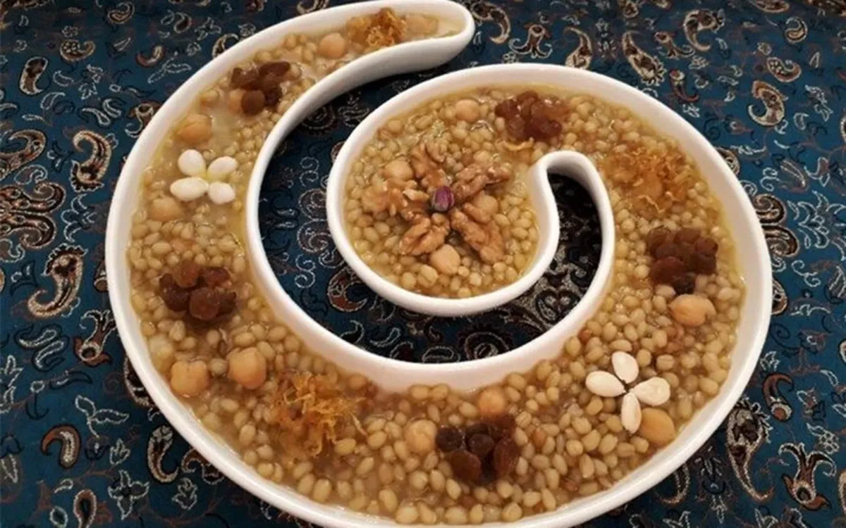 آش دندونی تهرونی ساده بدون گوشت