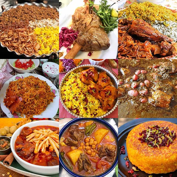 لیست غذهای ایرانی ساده