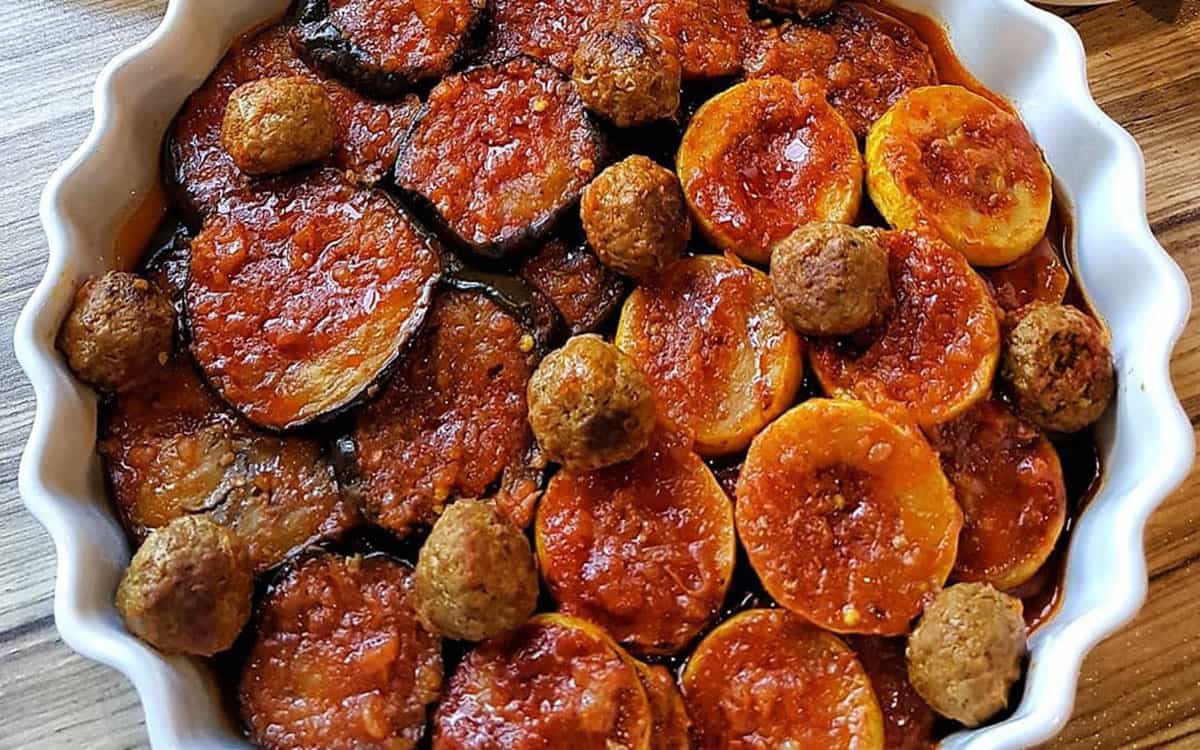 طرز تهیه خورش کدو بادمجان