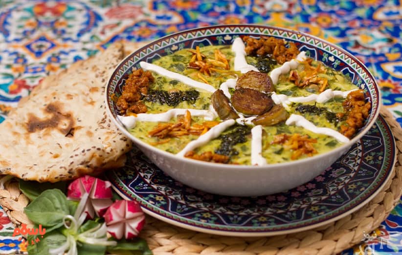 طرز تهیه آش شله قلمکار بدون گندم