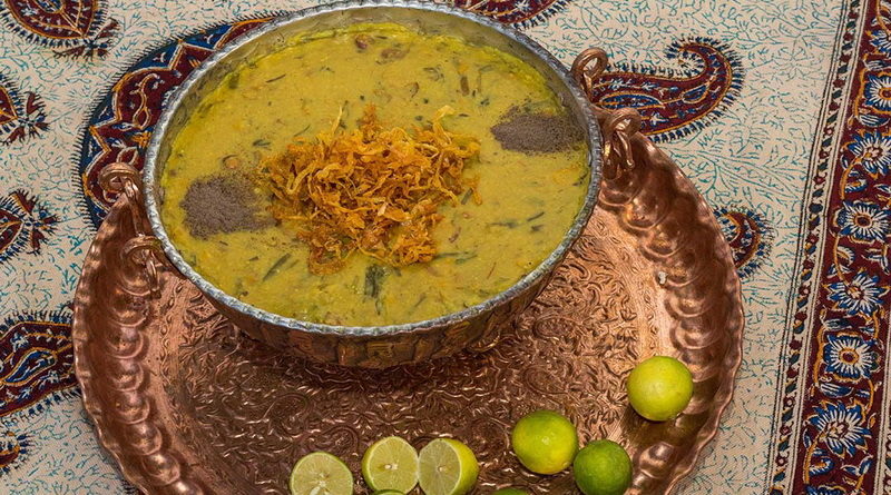 آش شیرازی بدون گوشت