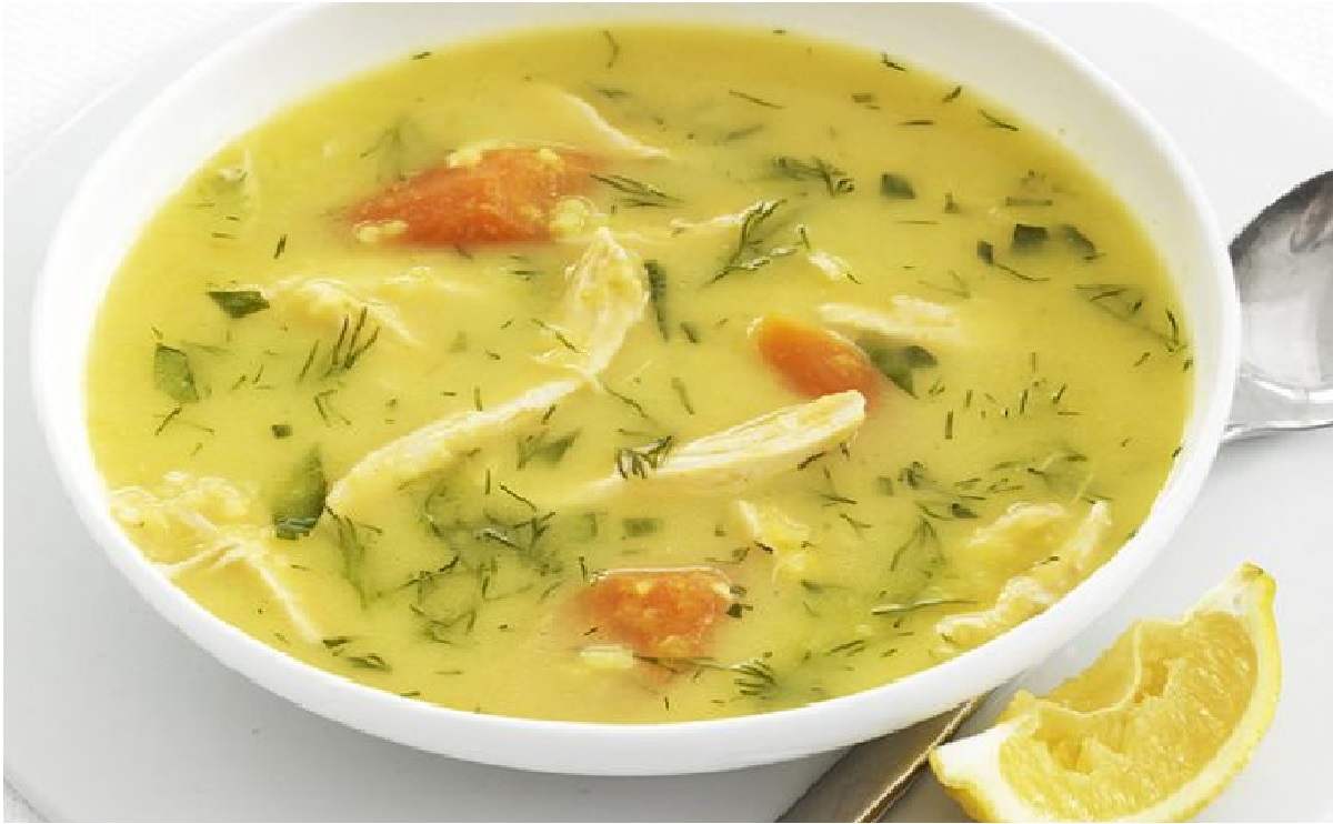 سوپ سبزیجات با مرغ