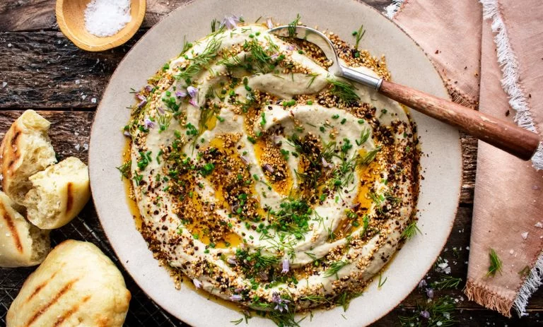 دستور تهیه دیپ بادمجان