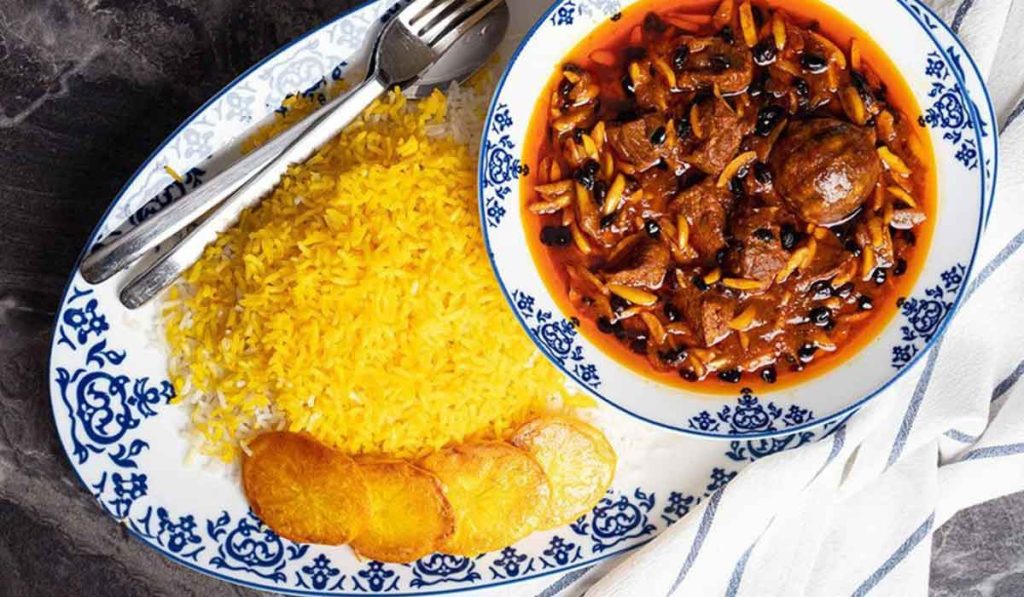 فوت و فن های خورشت خلال با مرغ