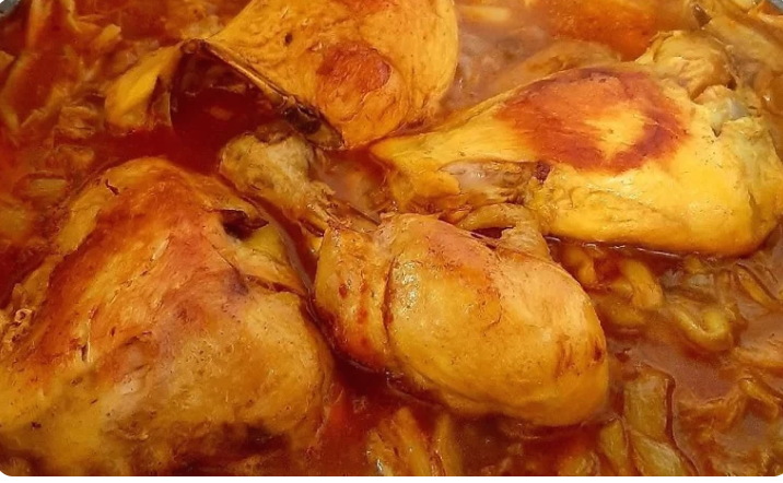 خورش کنگر با سینه مرغ