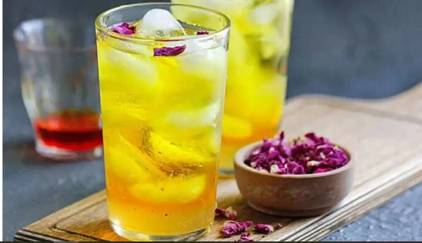طرز تهیه شربت سکنجبین زعفرانی