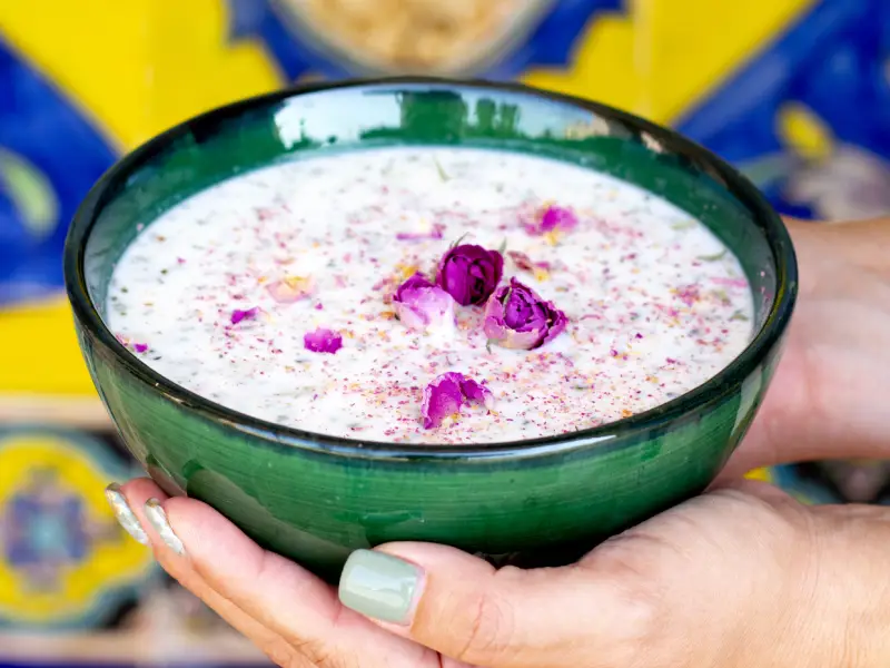 سبزی آب دوغ خیار چیست- ایرانی فود سبزی آب دوغ خیار چیست