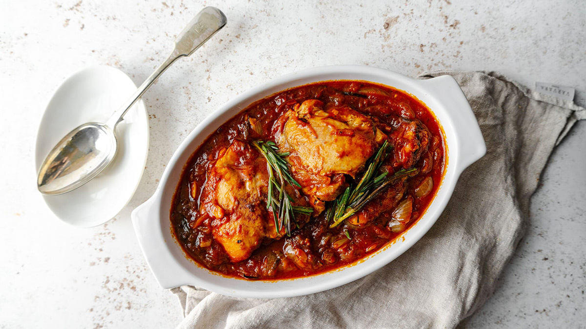خورشت مرغ ربی مجلسی