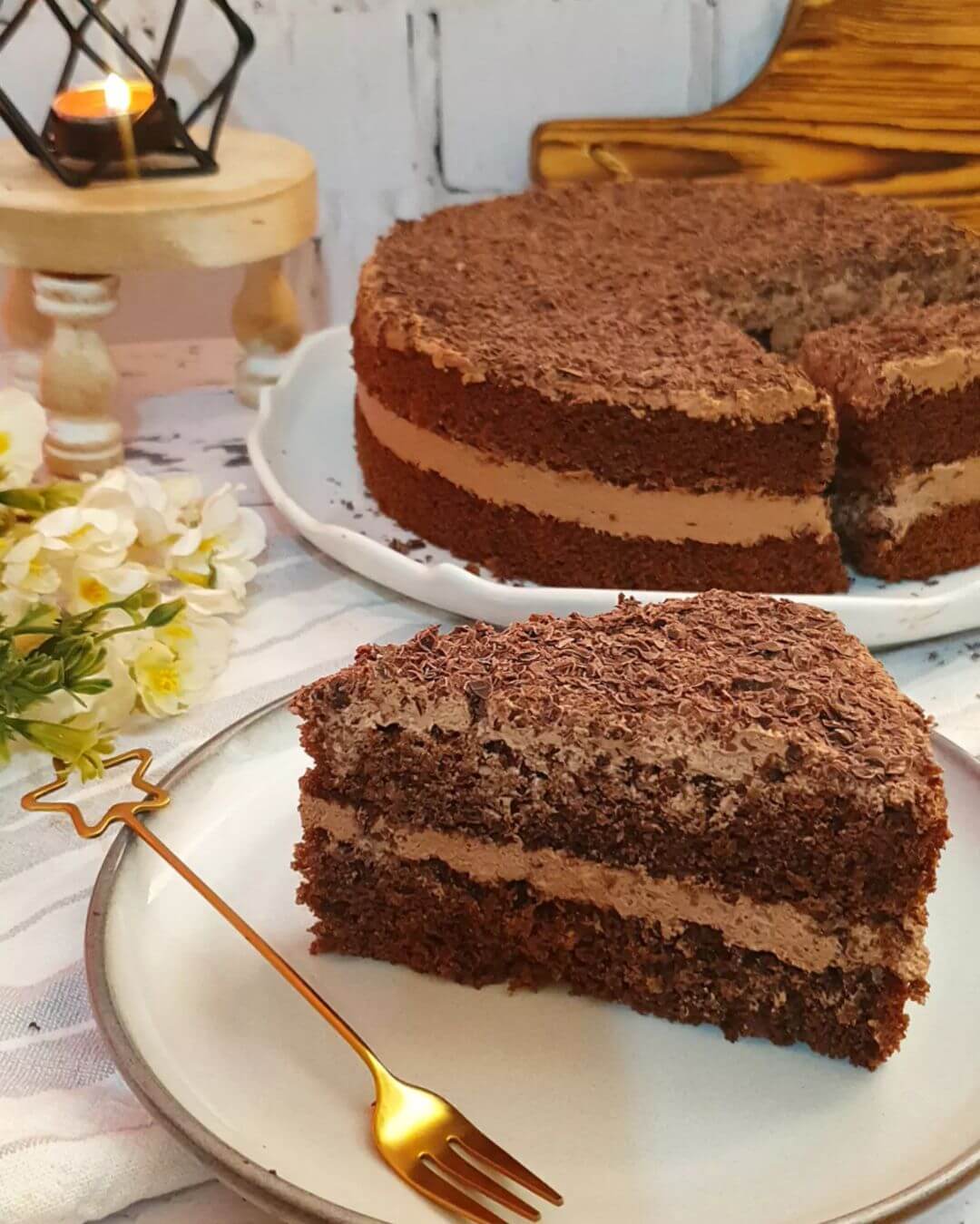  کیک خیس نسکافه‌ای