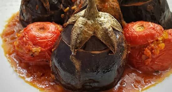 دلمه بادمجان ساده