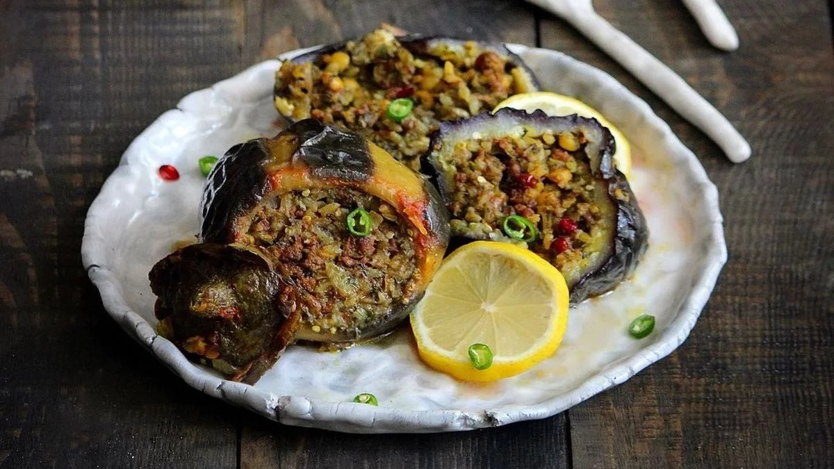 طرز تهیه دلمه بادمجان تبریزی