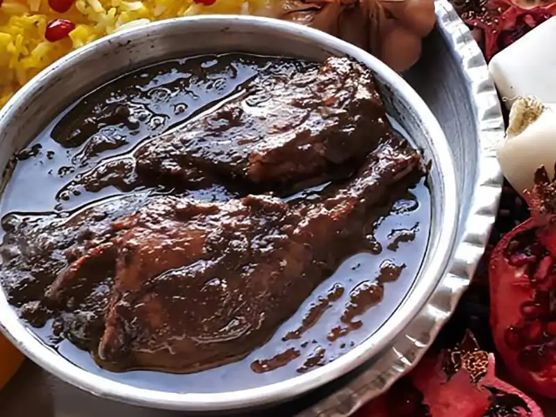 مواد مورد نیاز خورشت فسنجان