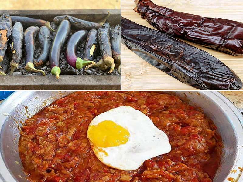 طرز تهیه میرزا قاسمی با بادمجان کبابی