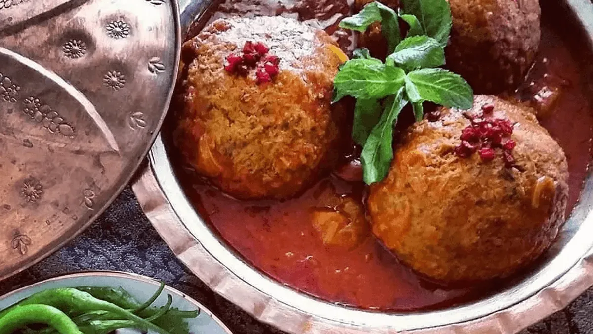 طرز تهیه کوفته هلو