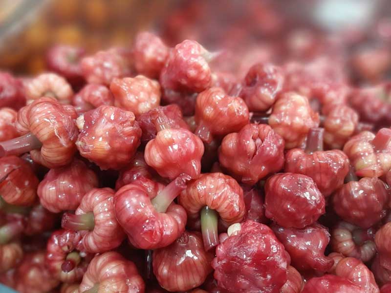 ترشی گل سیر خوشرنگ و خوش طعم