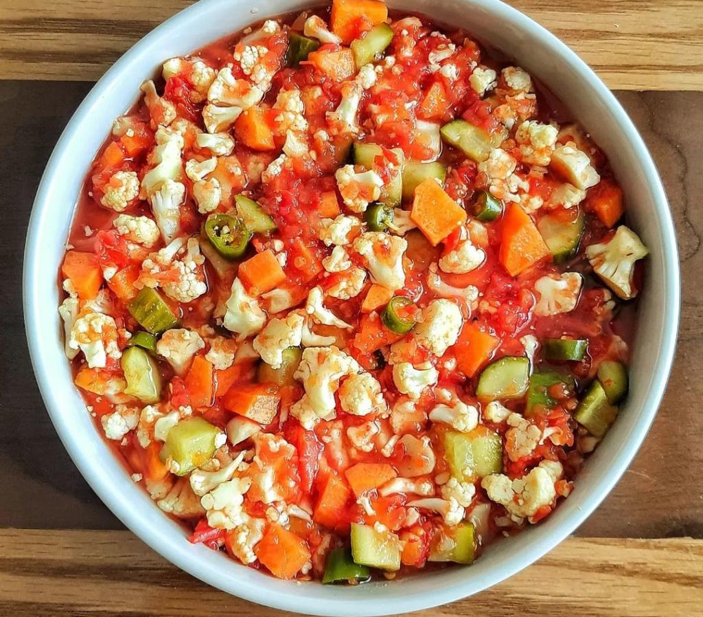 طرز تهیه ترشی گوجه مشهدی خانگی
