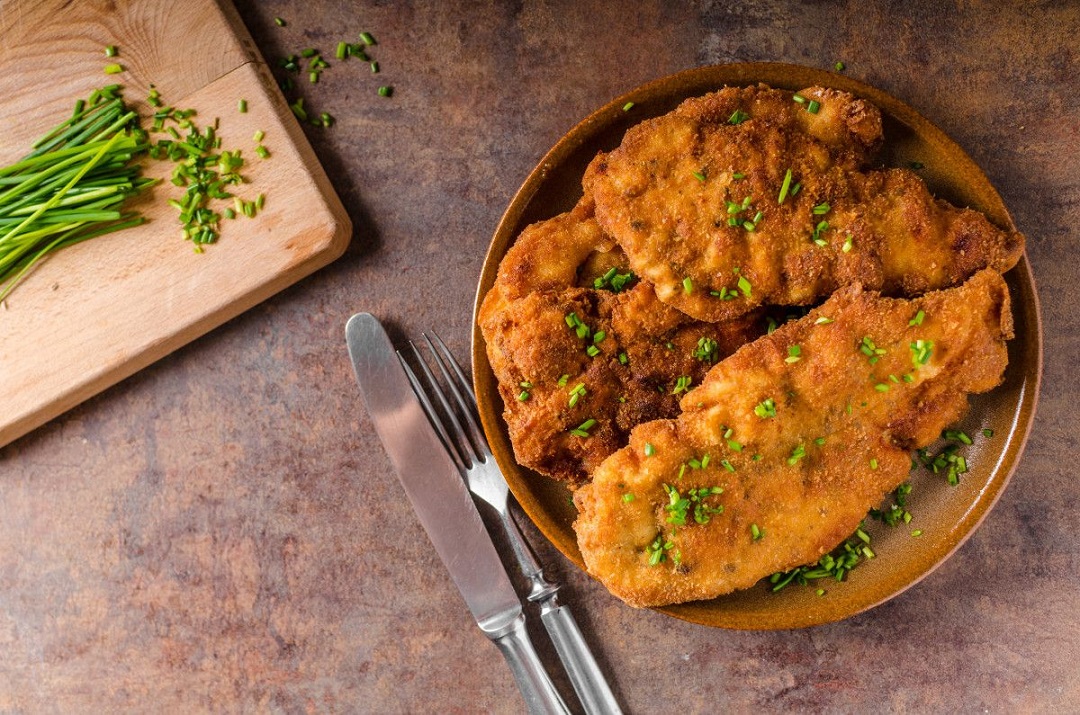شینسل مرغ سوخاری در فر