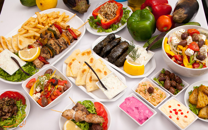 غذاهای یونانی - ایرانی فود
