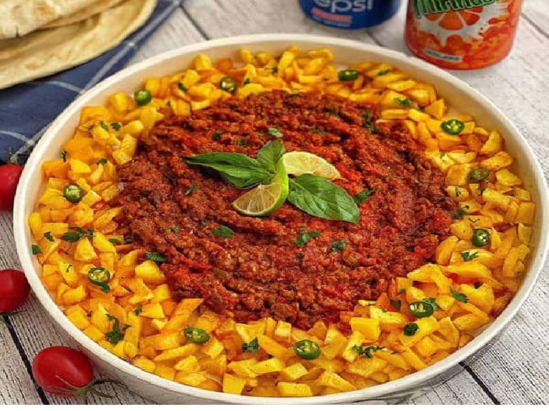 طرز تهیه واویشکا با گوشت چرخ کرده و سیب زمینی